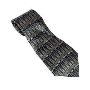 Stafford Executive 100% Silk Neutral Tone Necktie Luxury 59" x 4" NWT Geometric